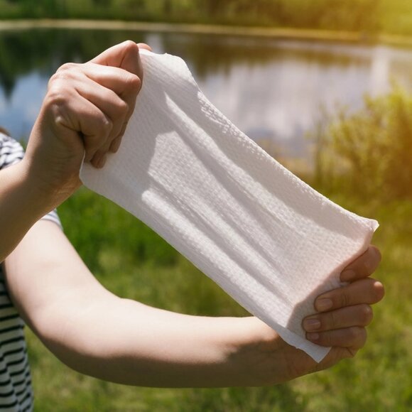 NATURAL Bug Repellant Wipes — Citronella & Peppermint (15 count) - Picture 3 of 3